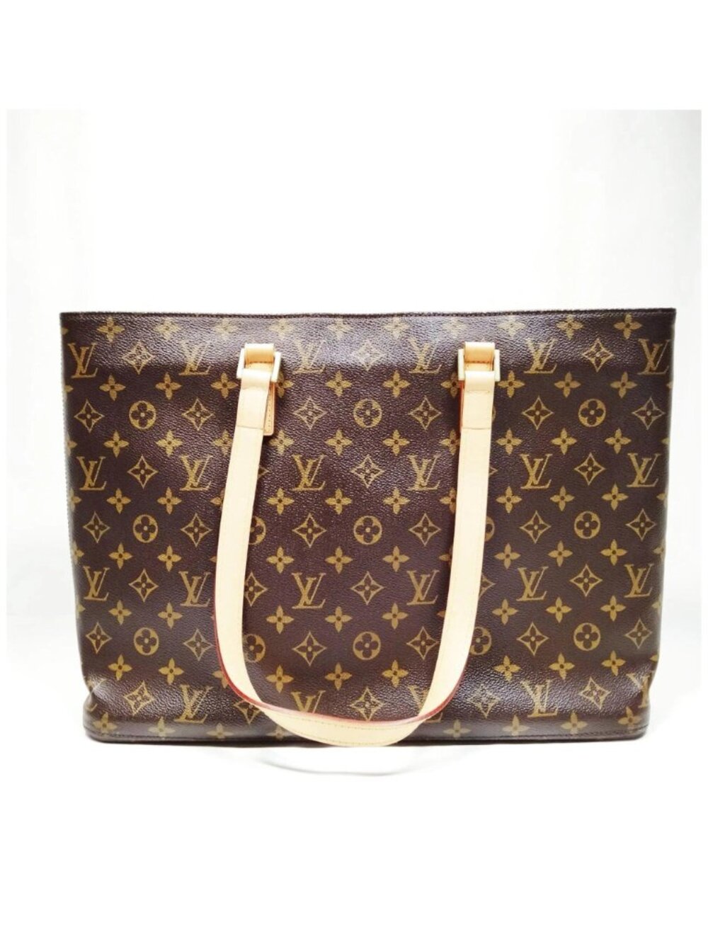 Authentic Louis Vuitton Cabas Piano Monogram Canvas Tote Shoulder Bag - Picture 2 of 15